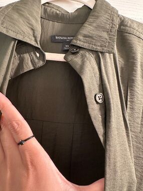 Banana Republic Women's Olive Utility Jacket